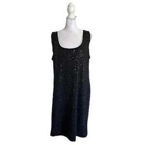 Kenneth Cole NY Designer Sleeveless Sequin Sheath Party Dress US Size 8